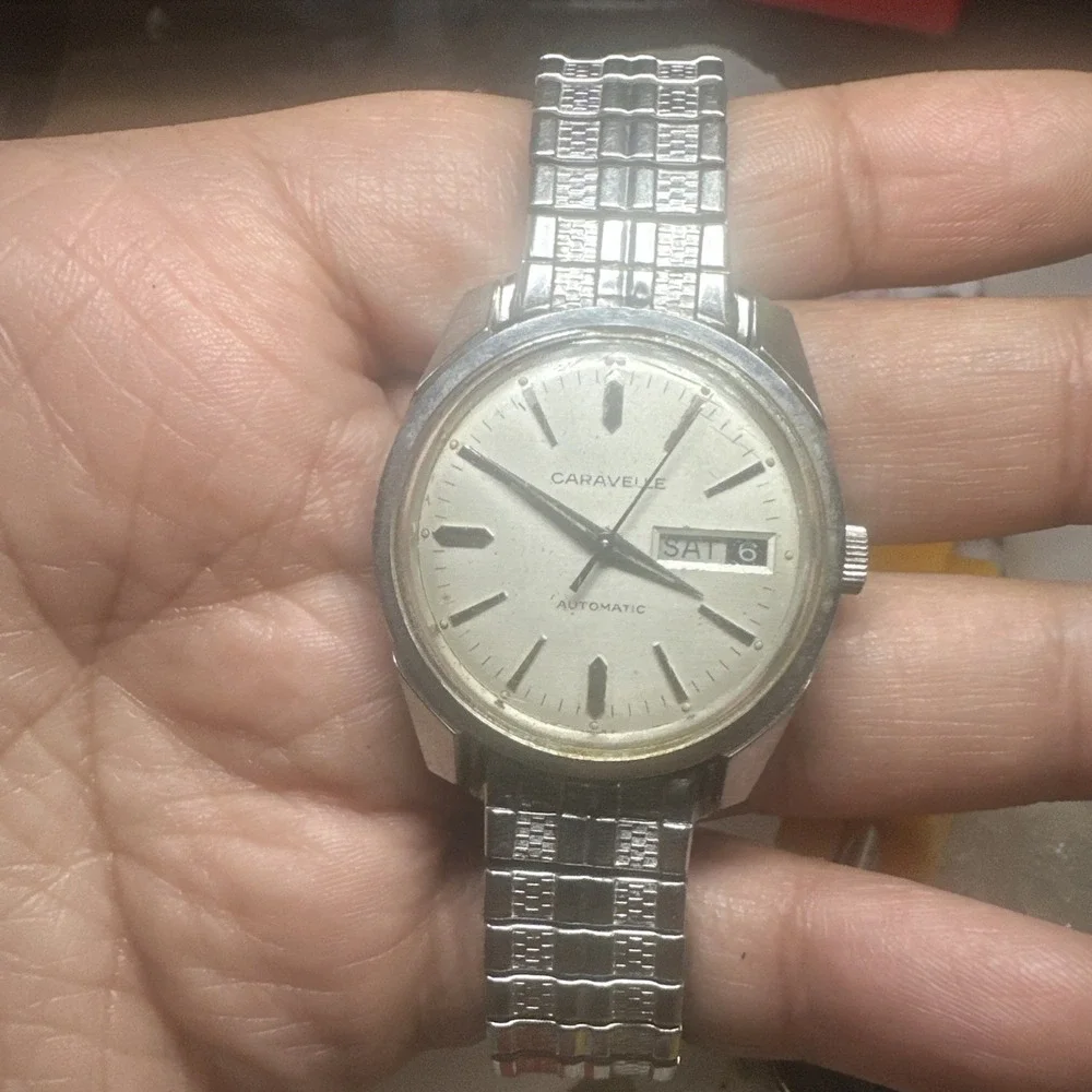 Works Vintage 1969 Caravelle M9 Automatic Men's‎ watch 11 OKAC Swiss 34mm Fit 8